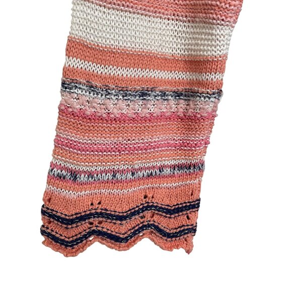 Soft Surroundings Oversized Striped Open-Front Cardigan, XL - Picture 6 of 11